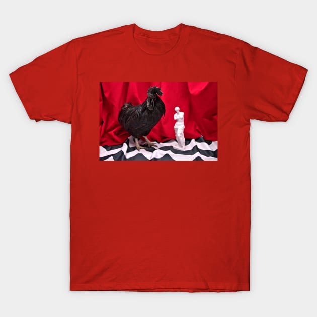 Rooster in the red room T-Shirt by danieltuttle